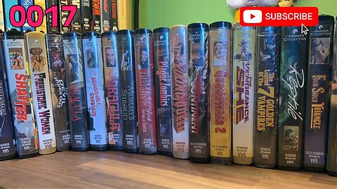 RETRO HAULS [0017] HAMMER Clamshell VHS Collection [#haulvideo #VHS #hammerhorror #theVHSinspector]