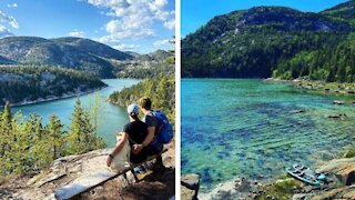 This 4-km Quebec Hike Brings You To A Secret Beach With Sparkling Blue Water (PHOTOS)