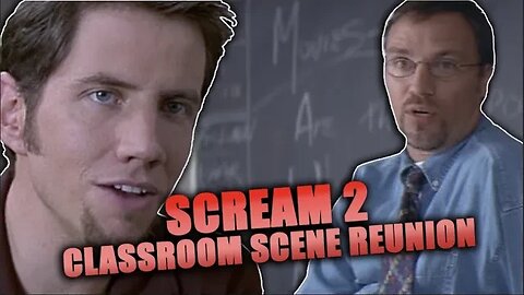 Scream 2 Classroom Scene Mini-Reunion! Craig Shoemaker and Jamie Kennedy talk Scream 2
