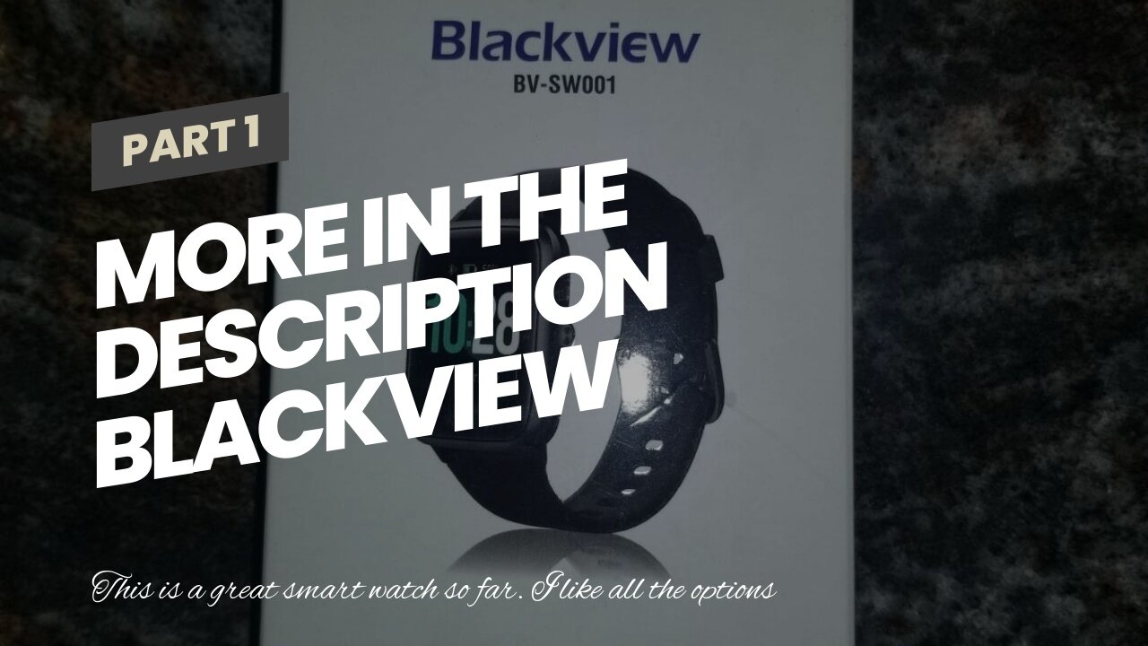 More In The Description Blackview All-Day Activity Tracker with Heart Rate Sleep Monitor, 1.3"...