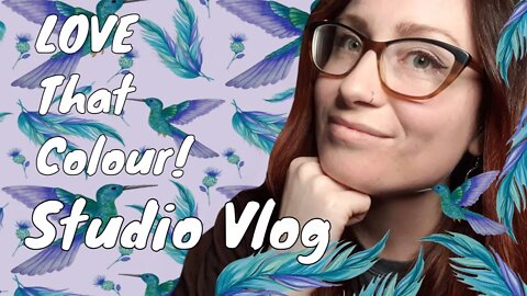 Studio Vlog | Loving That Colour | Painting | Future Products