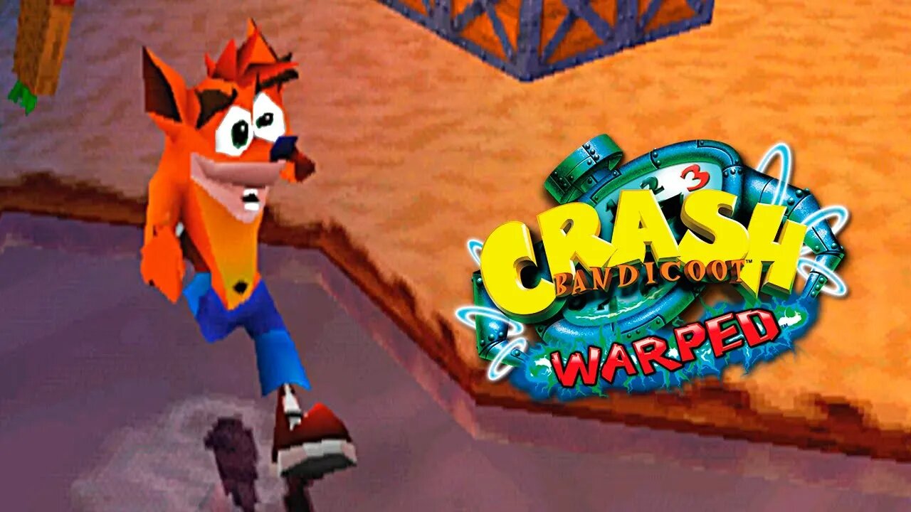 CRASH BANDICOOT 3 WARPED (PS1) #4 - Gee Wiz & Hang'em High! (Dublado em PT-BR)