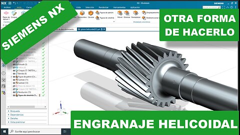 NX Siemens | Helical Gear