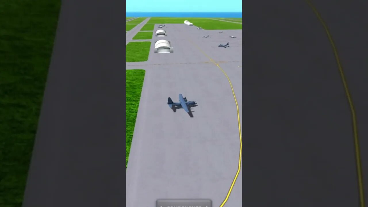 MC-130 Turninig Over While Taxiing | Turboprop Flight Simulator #shorts
