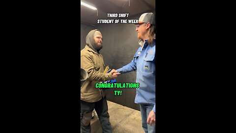 Congratulations Ty! Keep up the hard work 💪 #GetCrackin #fyp #welding #welder #weld #weldtok