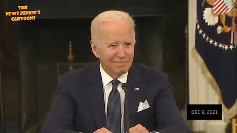 Biden stares blankly as staff ushers media out as they beg for answers on Russia and Ukraine.