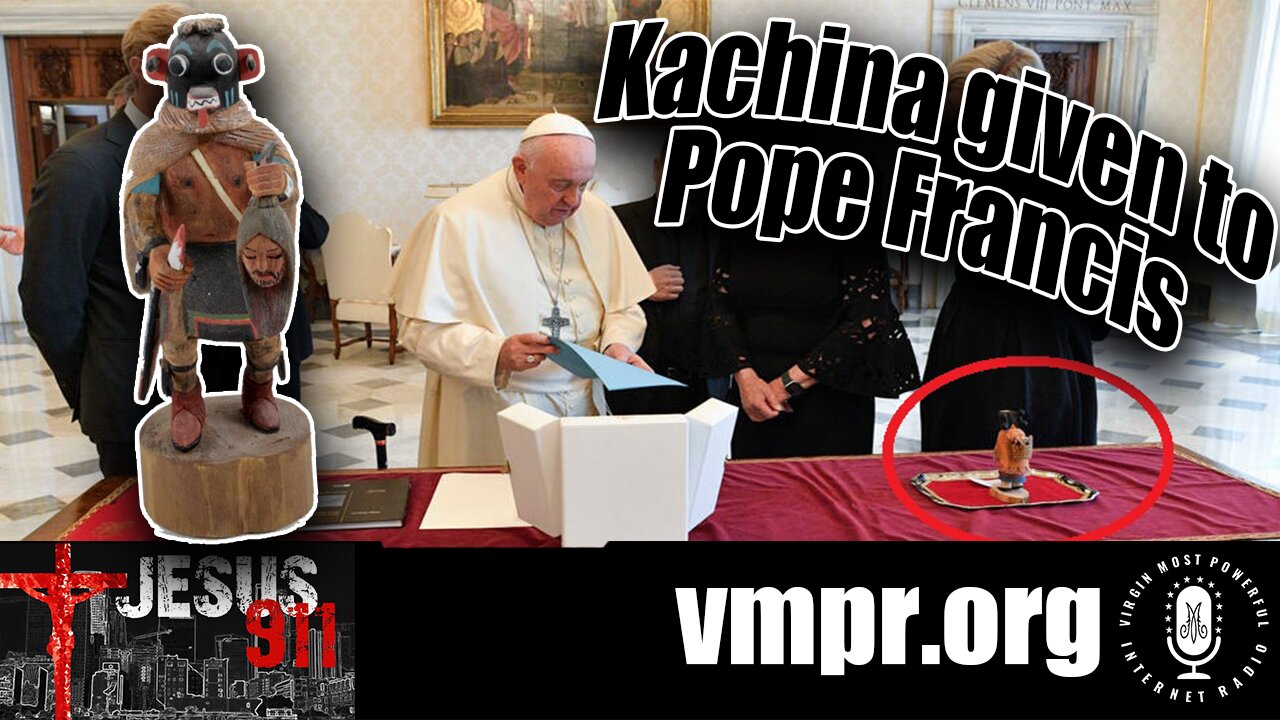 11 Oct 23, Jesus 911: Kachina Idol Given to Pope; Lepanto Revisited