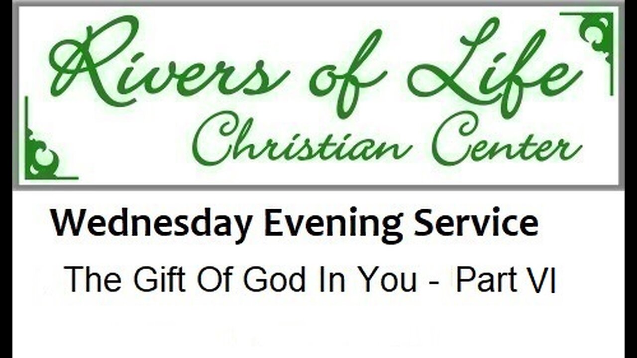 The Gift Of God In You Part VI