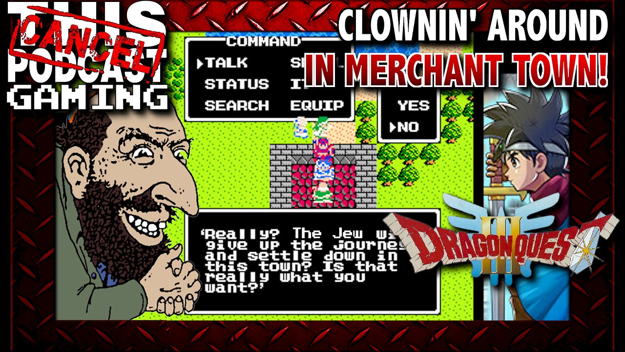 Dragon Quest III: Clownin' Around in Merchant Town!