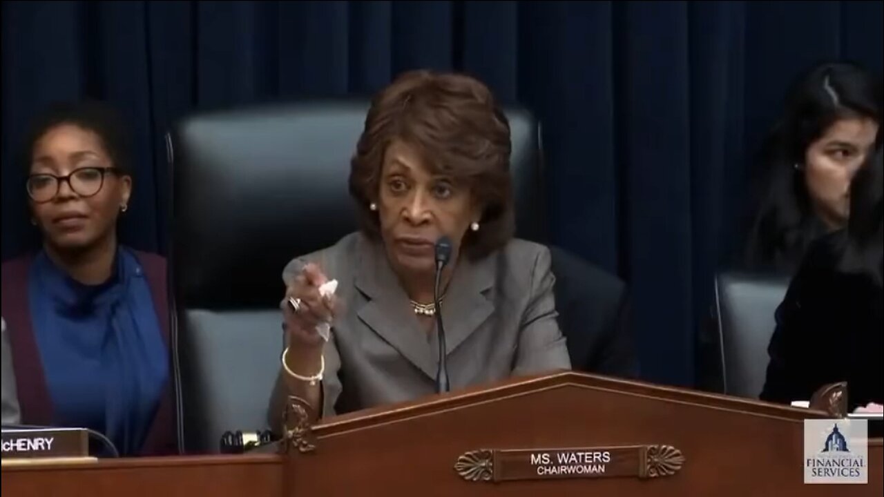 Dem Rep Maxine Waters Has A Fit When Rep Gooden Calls Her Out