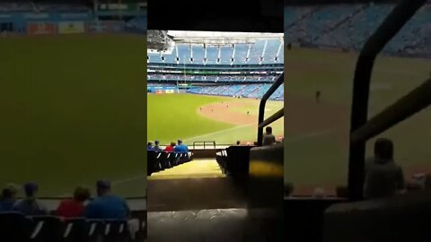 Entering Toronto Blue Jays stadium