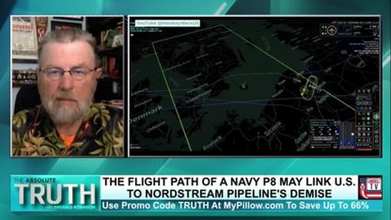 CIA Vet.: Flight Path of Navy P8 May Link US to Nord Stream Pipeline's Demise - 2/10/23