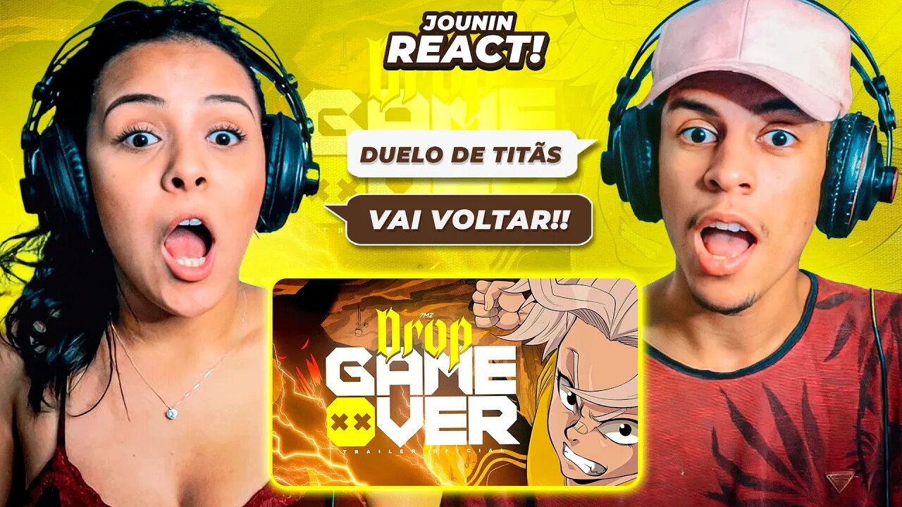 O 7 MINUTOZ TÁ VOLTANDO!!! | Drop Game Over Trailer Oficial | [ React em Casal ] 🔥