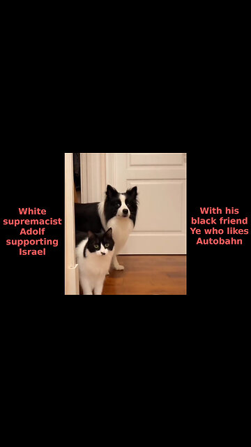 White supremacist Adolf with his black friend Ye