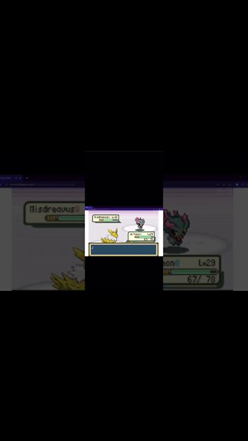 Pokémon FireRed - Wild Misdreavus Used Mean Look!