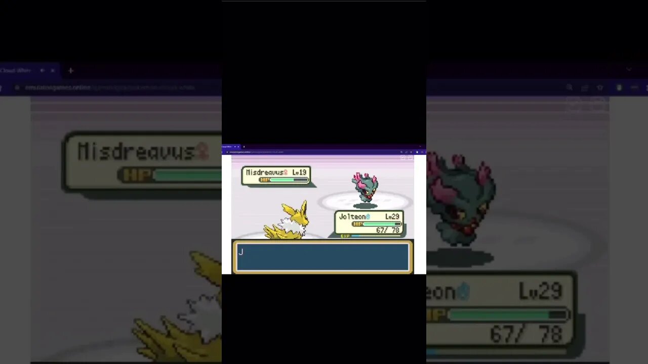 Pokémon FireRed - Wild Misdreavus Used Mean Look!