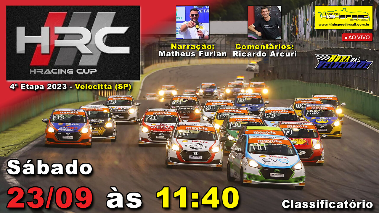 🔴 HRACING CUP | Classificatório | 4ª Etapa 2023 | Velocitta (SP) | Ao Vivo