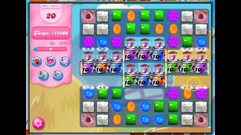 Candy Crush Level 2872 Talkthrough, 20 Moves 0 Boosters