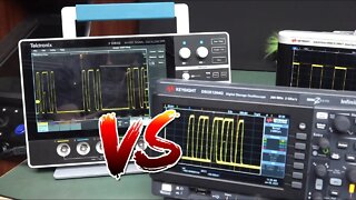 EEVblog 1478 - Scope Waveform Update Rate - Tek 2 Series vs Others