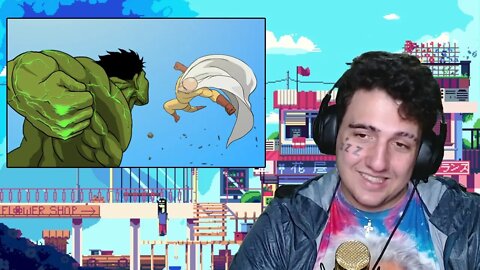 SAITAMA VS HULK | DOMANDO A BESTA - ANIMAÇÃO | REACT