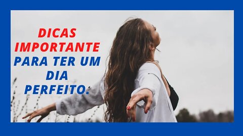 COMO SERIA O SEU DIA PERFEITO. O QUE VOCÊ PRECISA FAZER PARA TER DICIPLINA E FOCO.