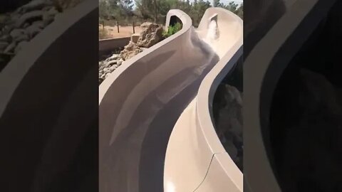 Paradise Slides Pool Slide in Clay