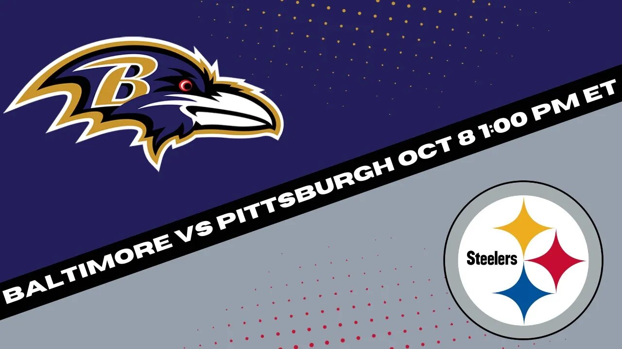 Pittsburgh Steelers vs Baltimore Ravens Prediction and Picks - NFL Picks Week 5