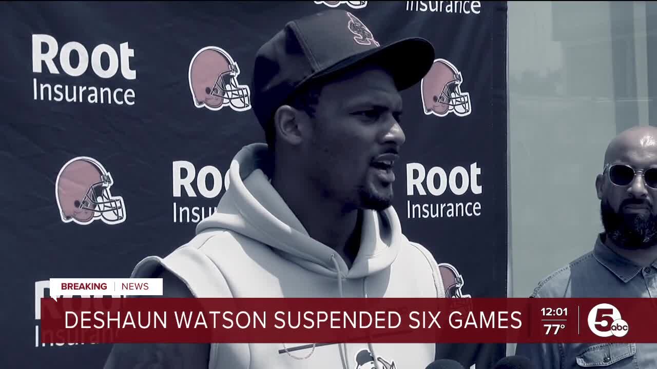 Deshaun Watson suspended 6 games after NFL's investigation into sexual misconduct