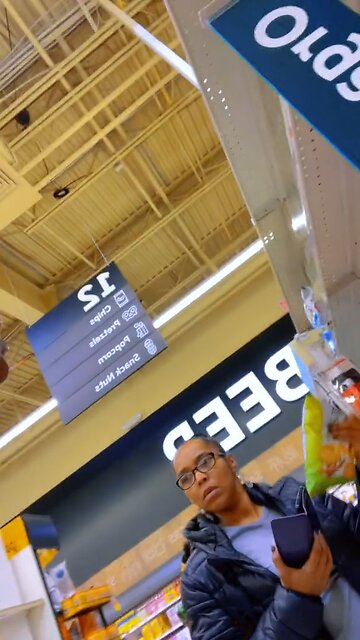 She Was Gonna Risk It All For Her Shopping Cart