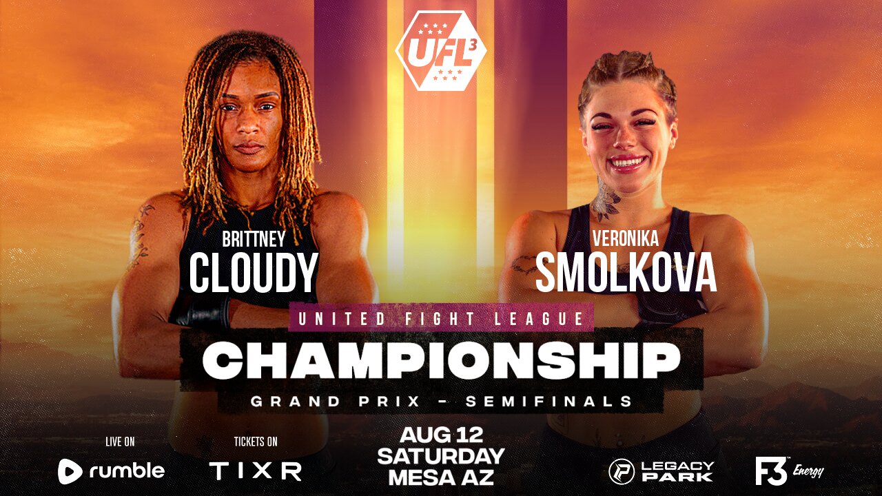 Brittney Cloudy vs Veronika Smolkova | Bout 1 | UFL 3