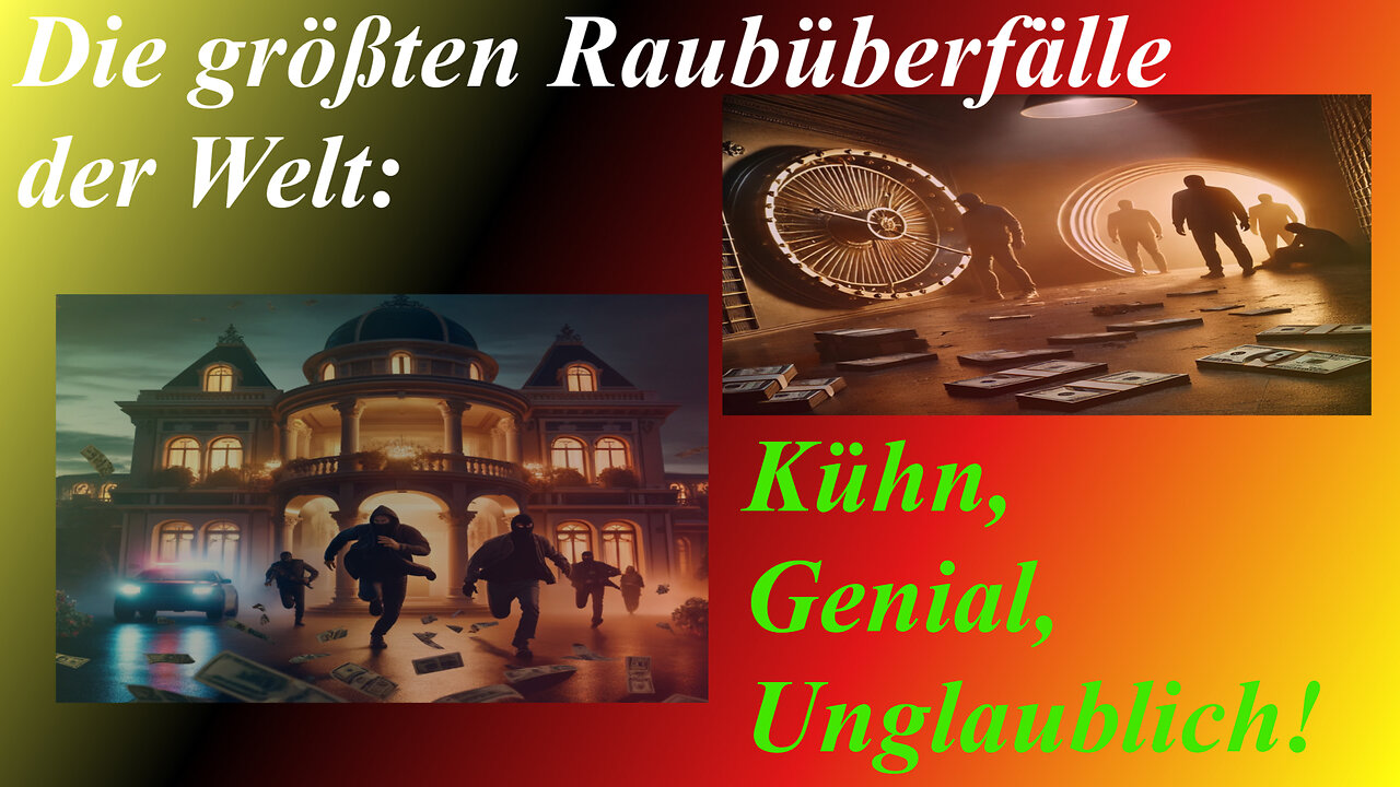 12 der größten Raubüberfälle der Geschichte: Kühnheit und Intelligenz in Perfektion!