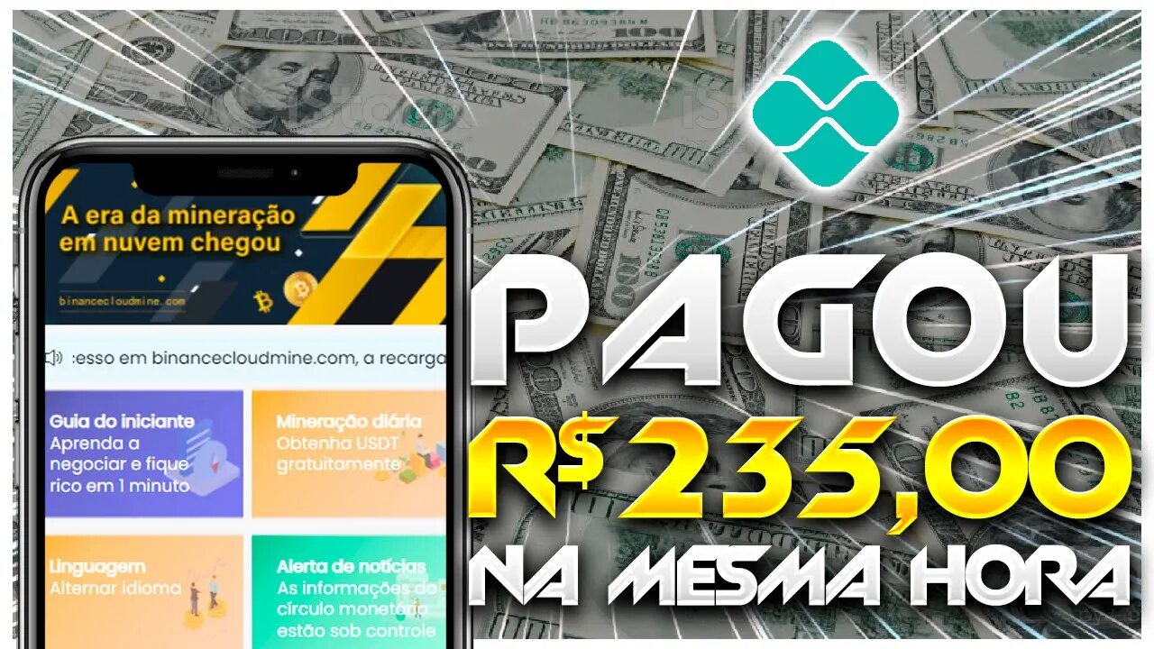 Mineradora Nova Pagando no mesmo dia - Prova de Pagamento