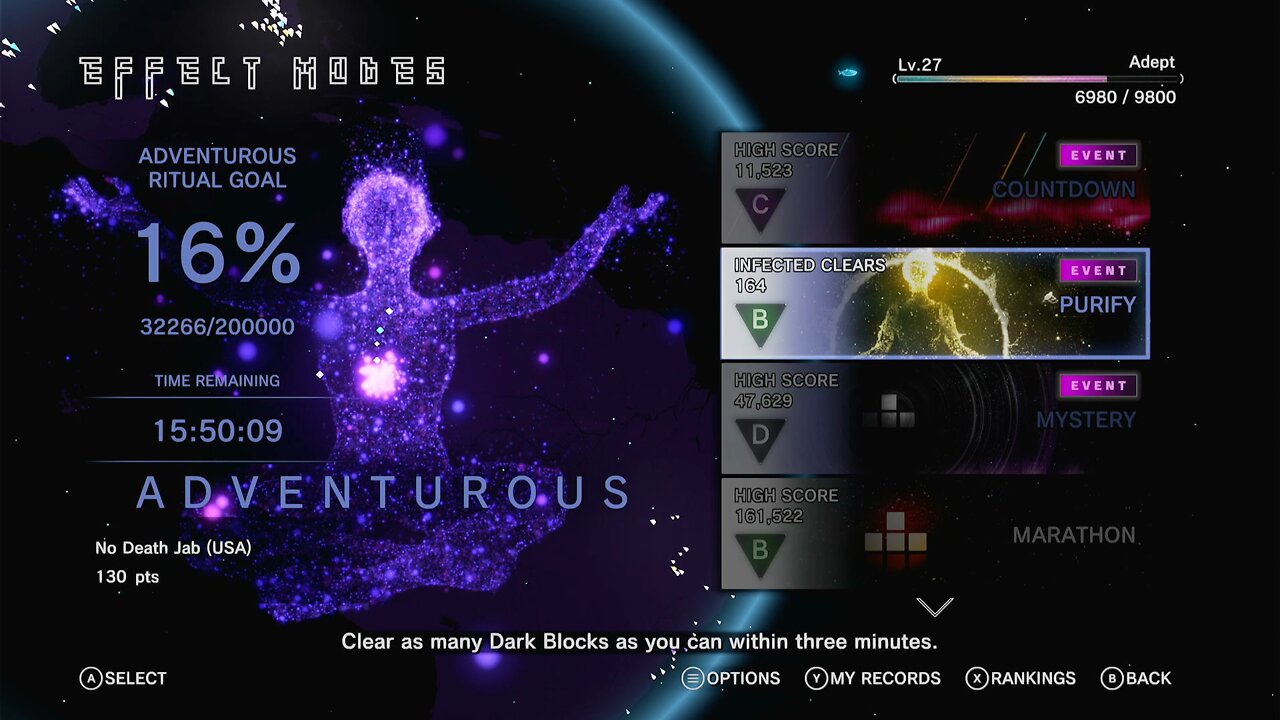 Tetris Effect Connected - Adventurous Ritual - Purify Event 08