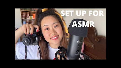 How to set up camera and Blue Yeti to film Asmr videos