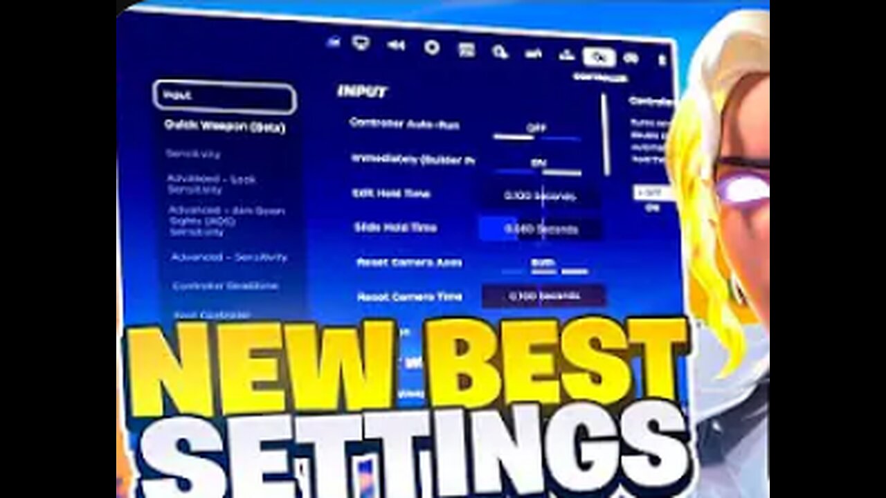 New best 0 delay Fortnite settings⚙️