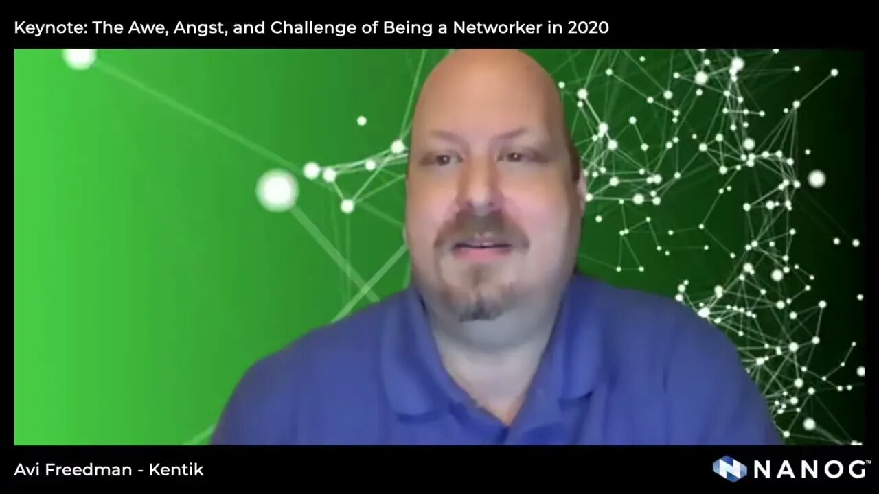 Keynote The Awe, Angst, and Challenge of Being a Networker in 2020