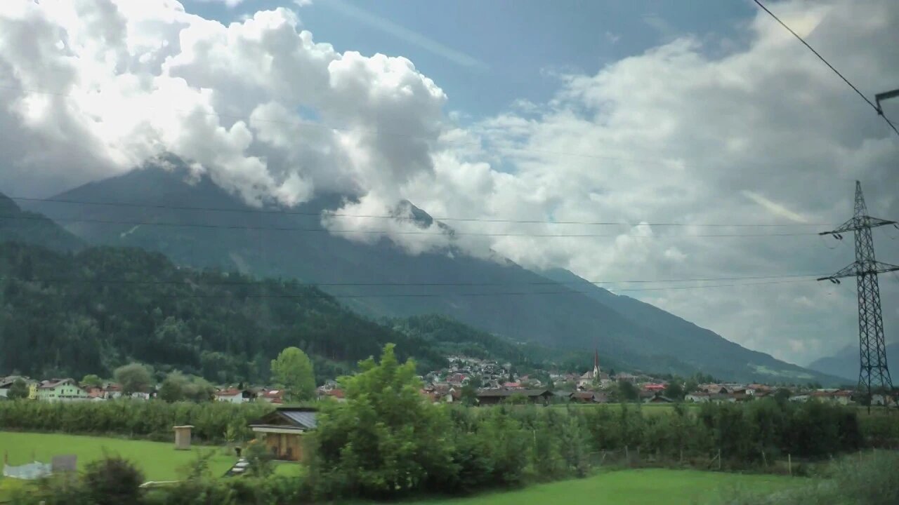 Inntal, Austria, viewed from train window