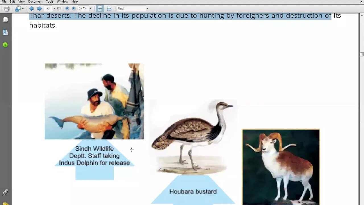 Bio 8th Lec 4 Endangered species in Pakistan