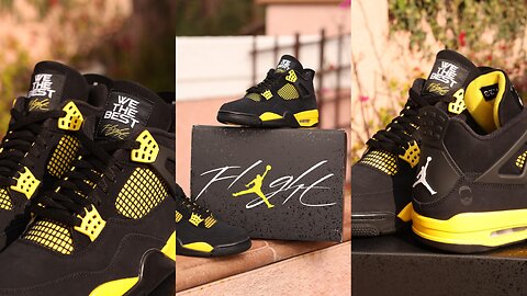 DJ Khaled Receives Special Edition Sneakers 1/1 Jordan 4s Thunder