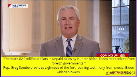 There are $2.2 million dollars in unpaid taxes by Hunter Biden, funds he received