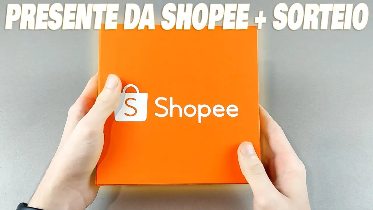 RECEBI UM PRESENTE DA SHOPEE 😱