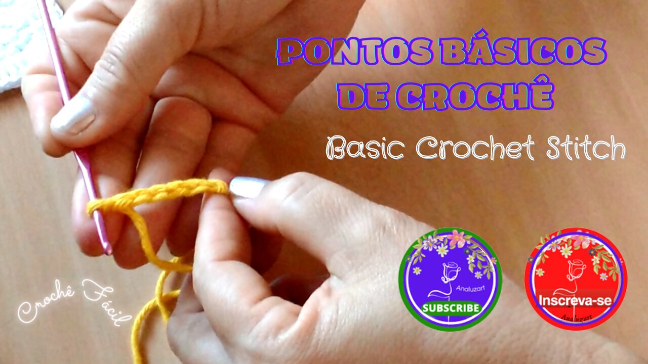 3 Pontos Básicos para iniciar no crochet facilmente