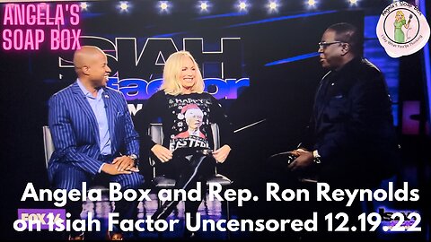 Angela Box and Rep. Ron Reynolds on Isiah Factor Uncensored 12.19.22