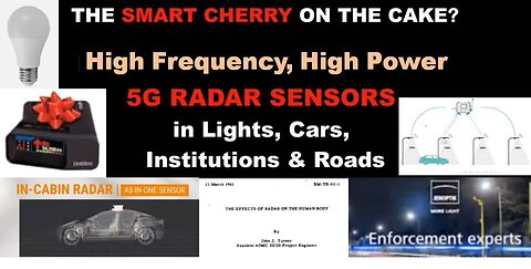 The SMART cherry on the cake: High Frequency 5G RADAR SENSORS in Lights, Cars, Institutions & Roads