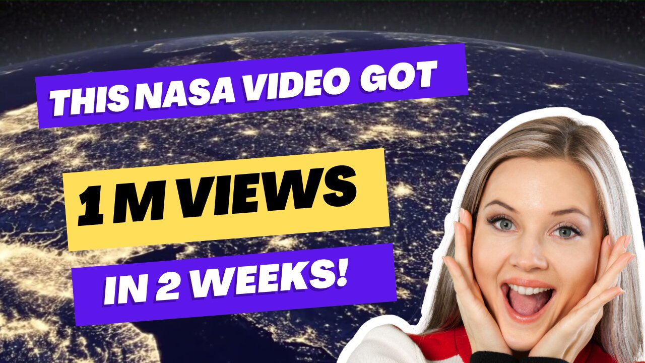 1 Million Strong: NASA's Nighttime Earth Video Takes YouTube by Storm!| 1 Million Views in 2 Weeks!