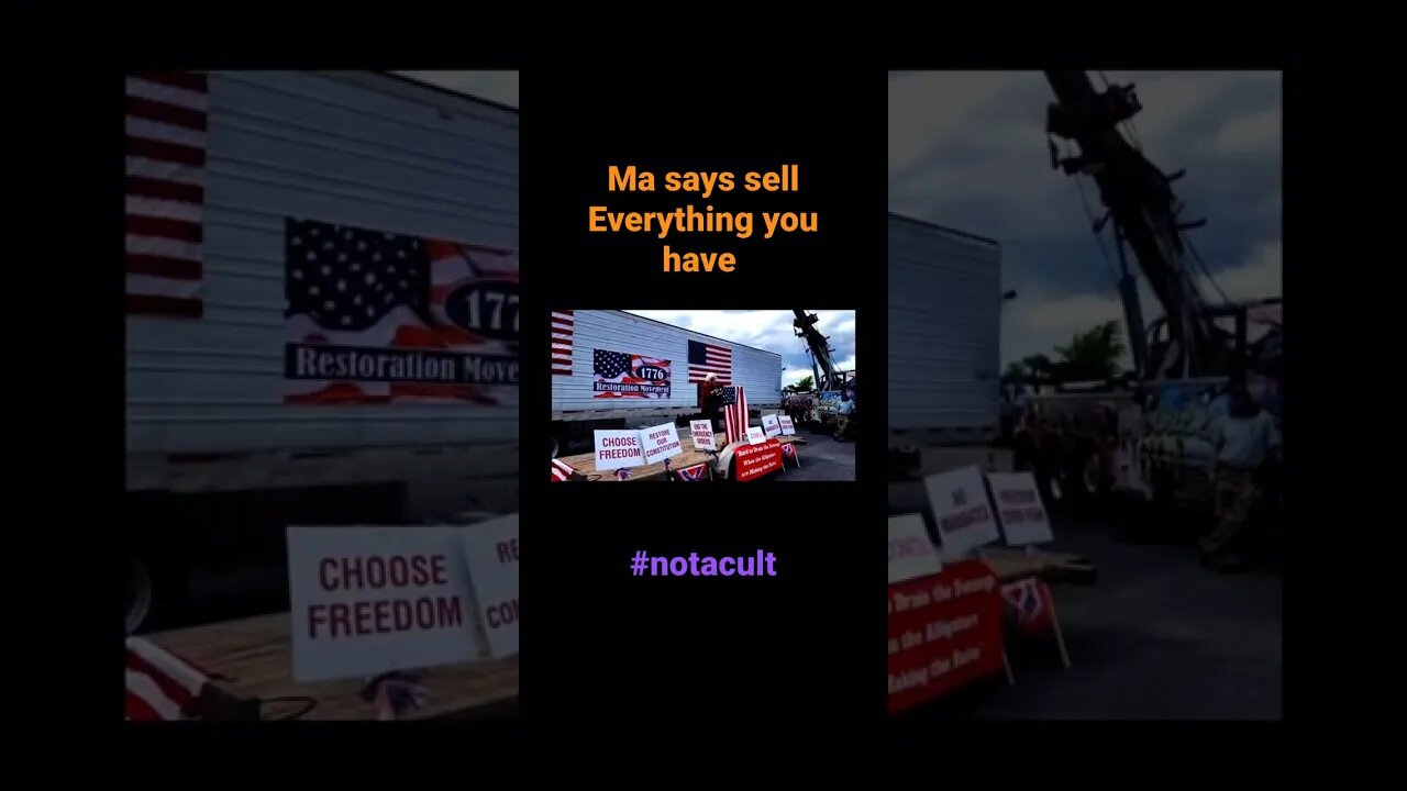 Ma says sell everything ....join the cult