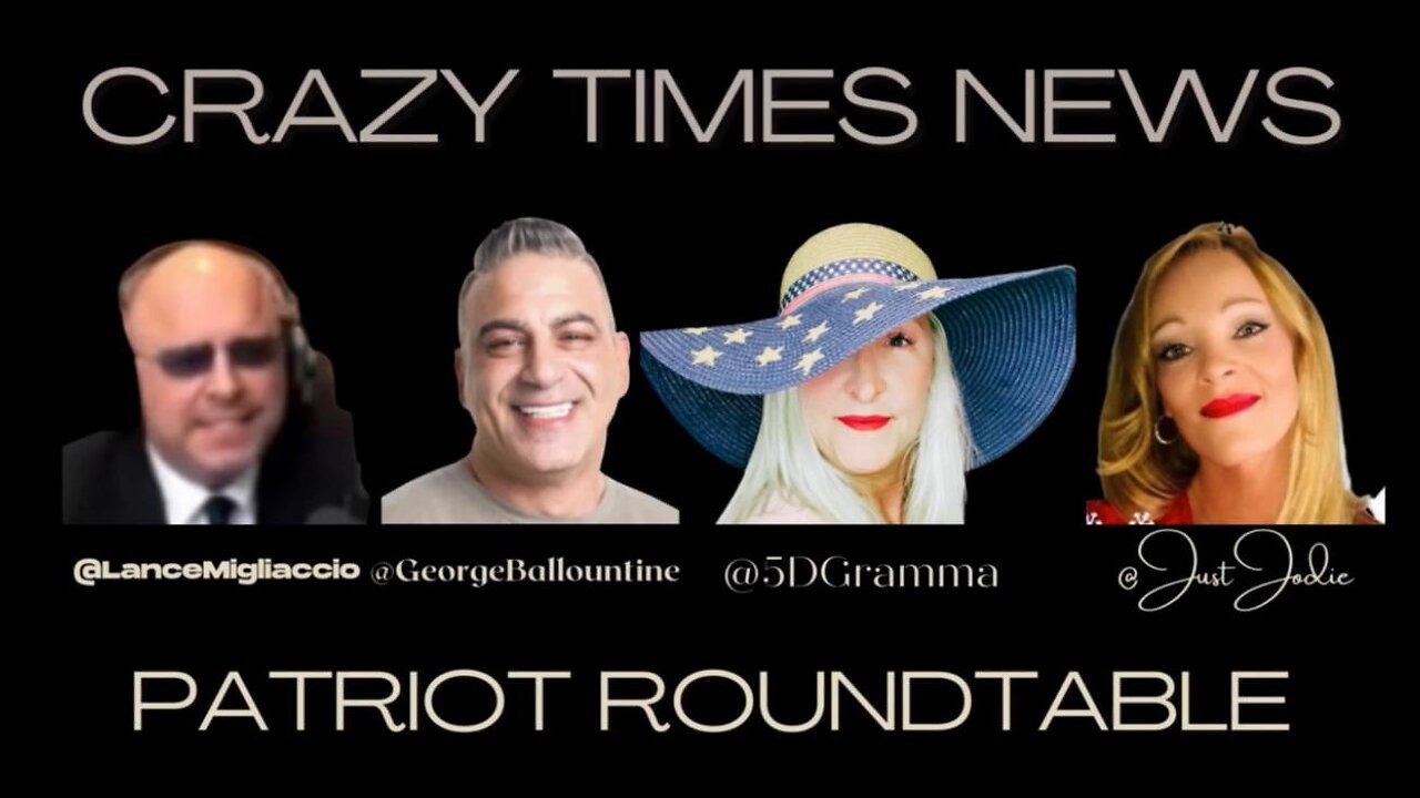 EPSTEIN, MOSSAD & BLACKMAIL RUN THE WORLD - PATRIOT ROUNDTABLE