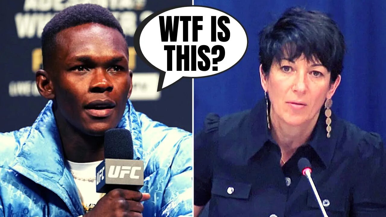 Media Is SILENT After UFC Champ Israel Adesanya Asks Questions About Ghislaine Maxwell