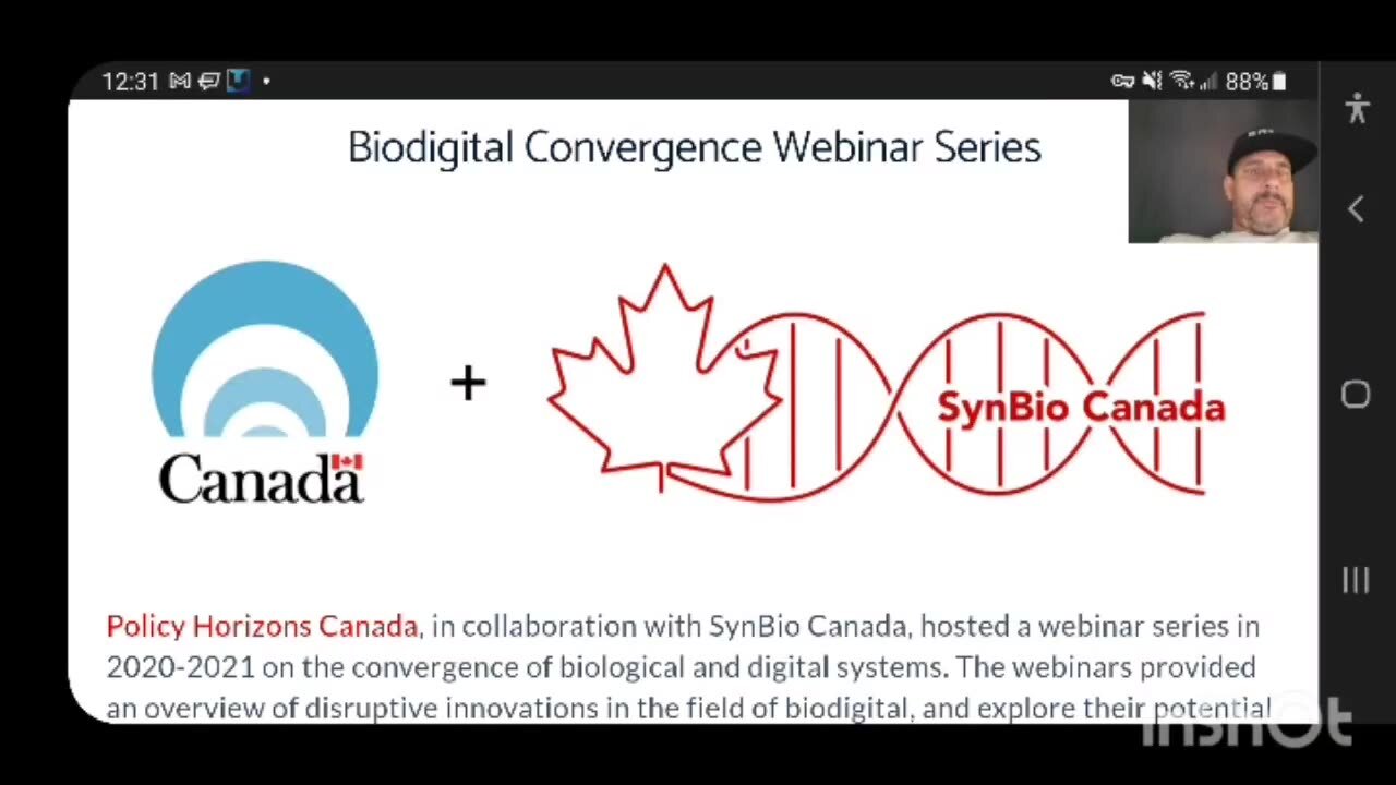 Policy Horizons & the Biodigital Convergence