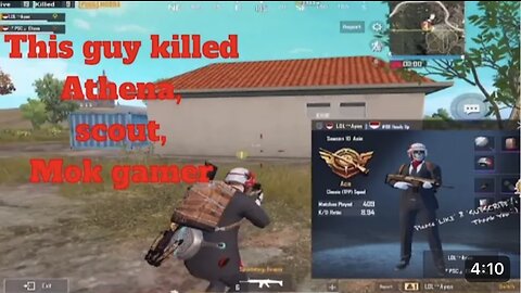 Athena Scout Mok Killed By Single Player Pug Mobile
